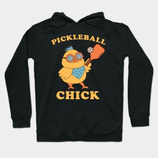 Pickleball Chick - retro Hoodie